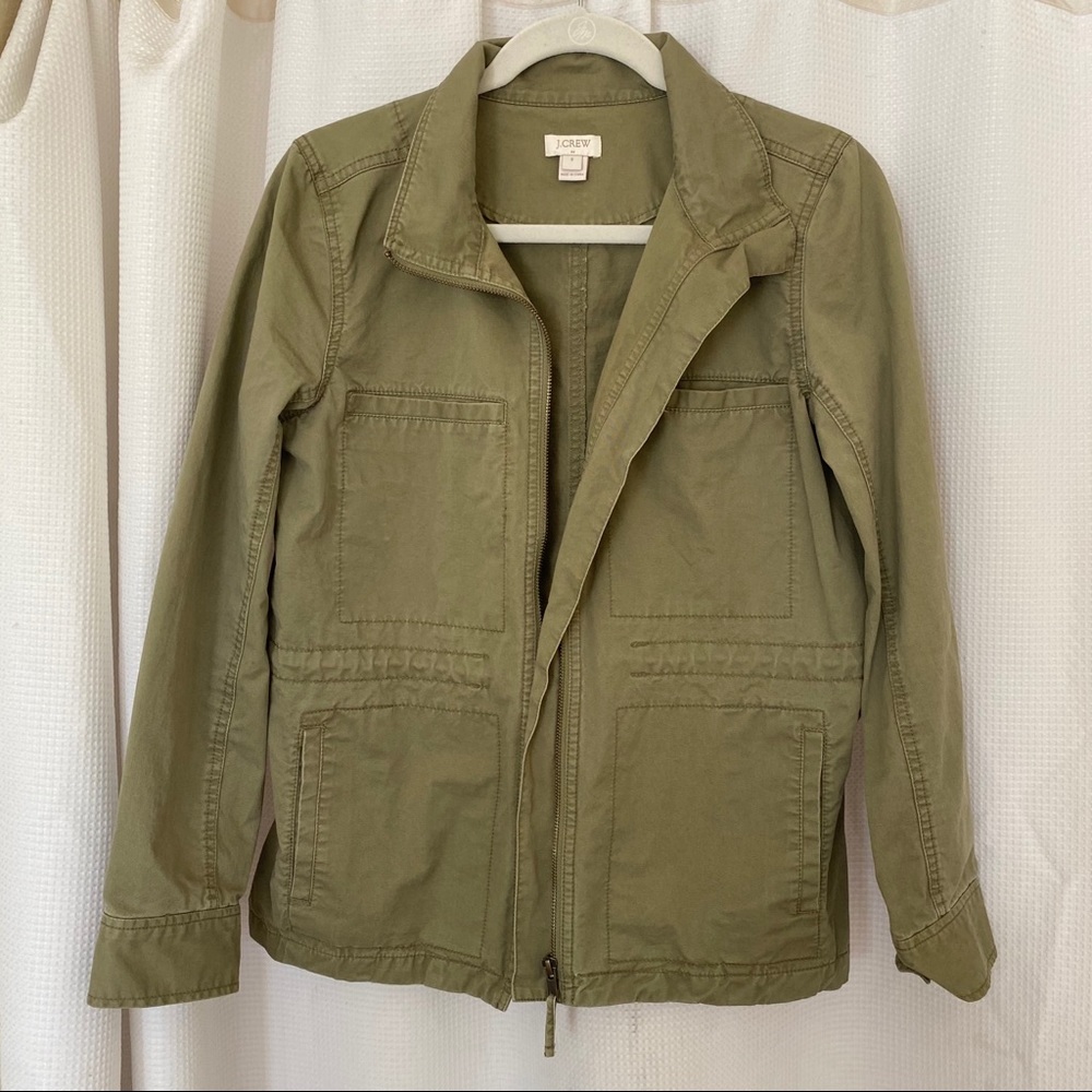 J. Crew Army Green Military Jacket